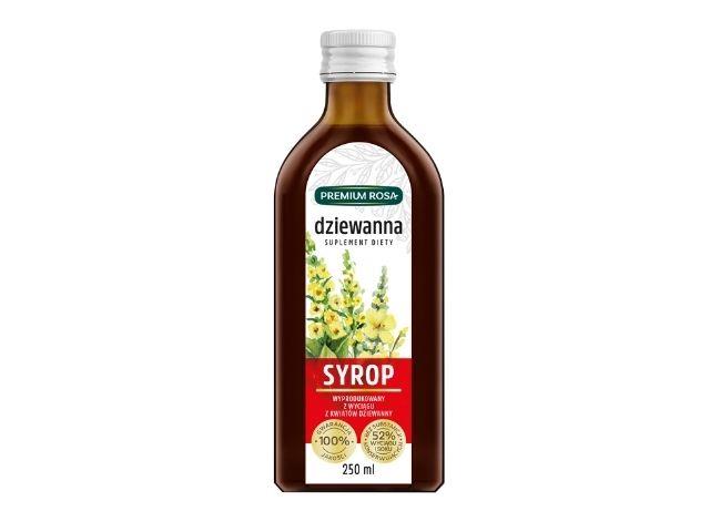 Syrop Z Kwiatów Dziewanny interakcje ulotka syrop  250 ml