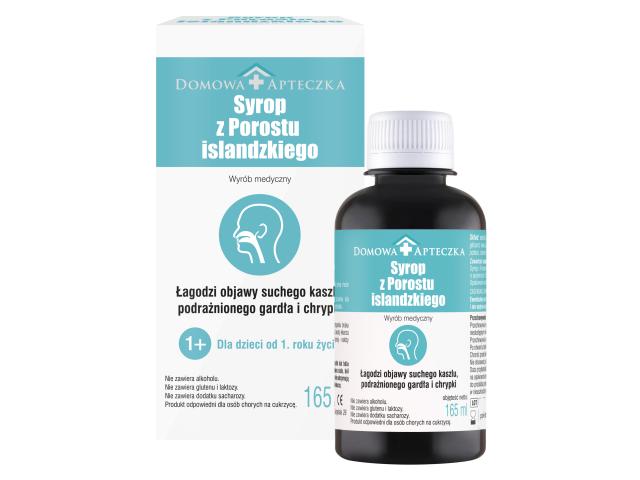 Syrop z porostu isladzkiego interakcje ulotka   165 ml