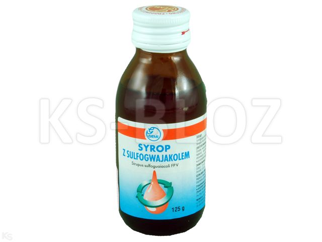 Syrop Z Sulfogwajakolem interakcje ulotka   125 g