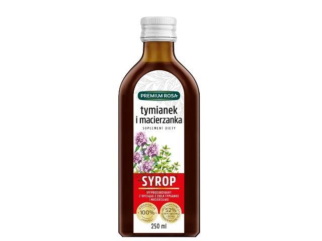 Syrop Z Tymianku I Macierzanki interakcje ulotka syrop - 250 ml