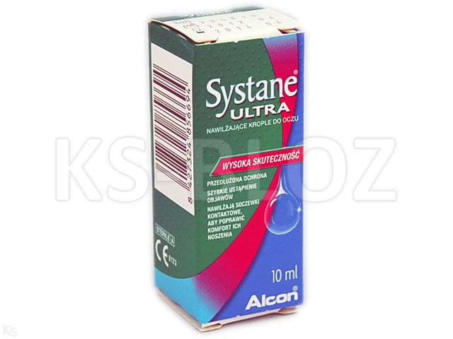 Systane Ultra nawilżające interakcje ulotka krople do oczu  10 ml