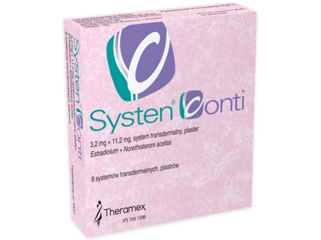 Systen Conti interakcje ulotka system transdermalny,plaster 3,2mg+11,2mg 8 szt.
