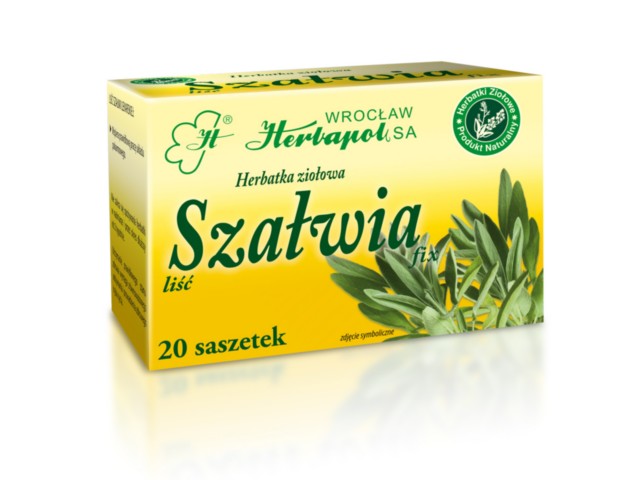 Szałwia Fix interakcje ulotka herbata  20 sasz. po 1.5 g