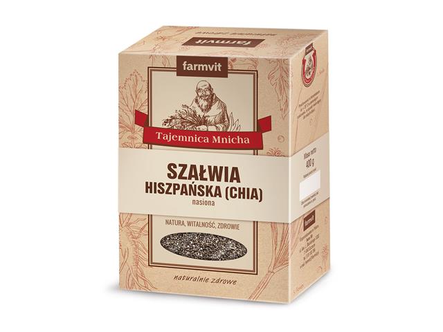 Szałwia Hiszpańska (Chia) nasiona interakcje ulotka nasiona  400 g