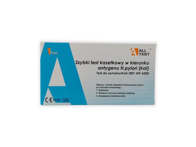 Szybki Test w kierunku antygenu H. pylori (Kał) IHP-602H interakcje ulotka test kasetkowy - 1 szt.
