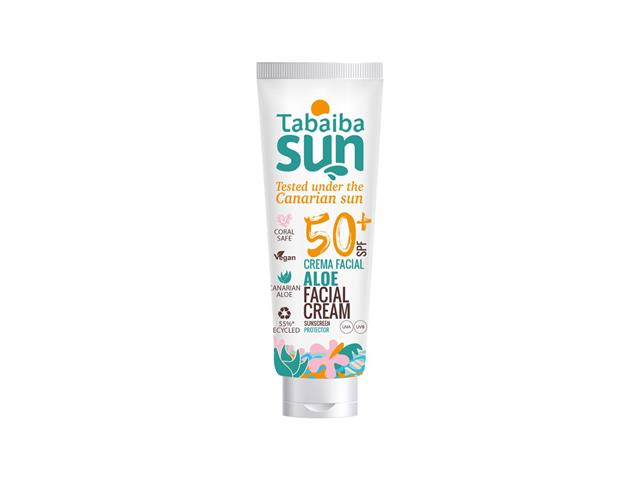 Tabaiba Sun Krem do twarzy wysoka ochrona aloesowy z Wysp Kanaryjskich SPF 50+ interakcje ulotka krem  50 ml