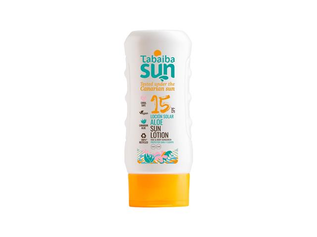 Tabaiba Sun Mleczko do opalania aloesowe z Wysp Kanaryjskich SPF 15 interakcje ulotka mleczko - 200 ml