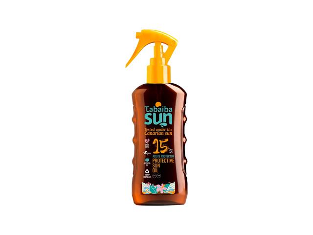 Tabaiba Sun Oliwka do opalania aloesowa z Wysp Kanaryjskich SPF 15 interakcje ulotka oliwka - 200 ml