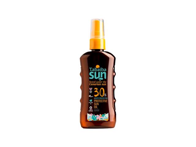 Tabaiba Sun Oliwka do opalania aloesowa z Wysp Kanaryjskich SPF 30 interakcje ulotka oliwka - 100 ml