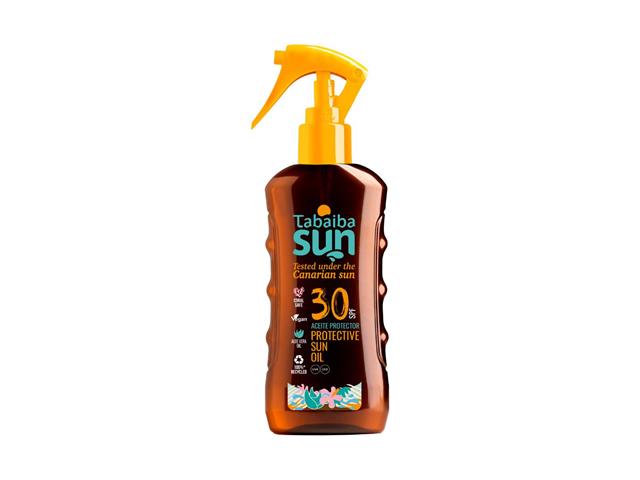 Tabaiba Sun Oliwka do opalania aloesowa z Wysp Kanaryjskich SPF 30 interakcje ulotka   200 ml