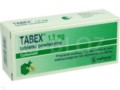 Tabex interakcje ulotka tabletki powlekane 1,5 mg 100 tabl.