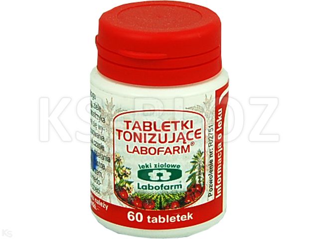 Tabletki Tonizujące Labofarm interakcje ulotka tabletki  60 tabl. | pojemnik