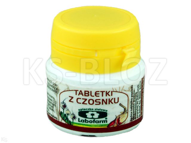 Tabletki Z Czosnku Labofarm interakcje ulotka tabletki 300 mg 20 tabl. (poj.)