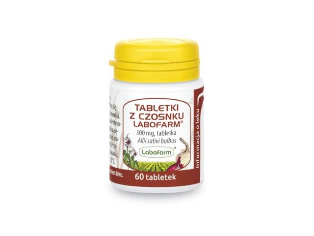 Tabletki Z Czosnku Labofarm interakcje ulotka tabletki 300 mg 