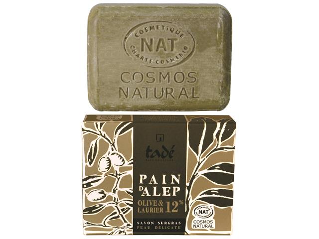 TADE Mydło Aleppo oliwkowo-laurowe 12% lauru COSMOS NATURAL interakcje ulotka mydło - 100 g
