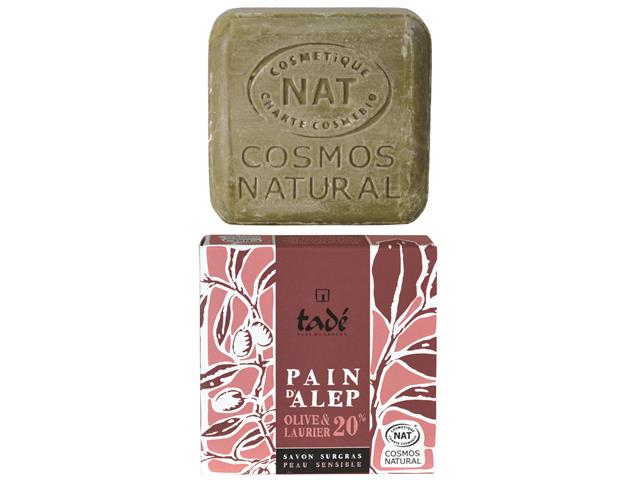 TADE Mydło Aleppo oliwkowo-laurowe 20% lauru COSMOS NATURAL interakcje ulotka mydło - 100 g