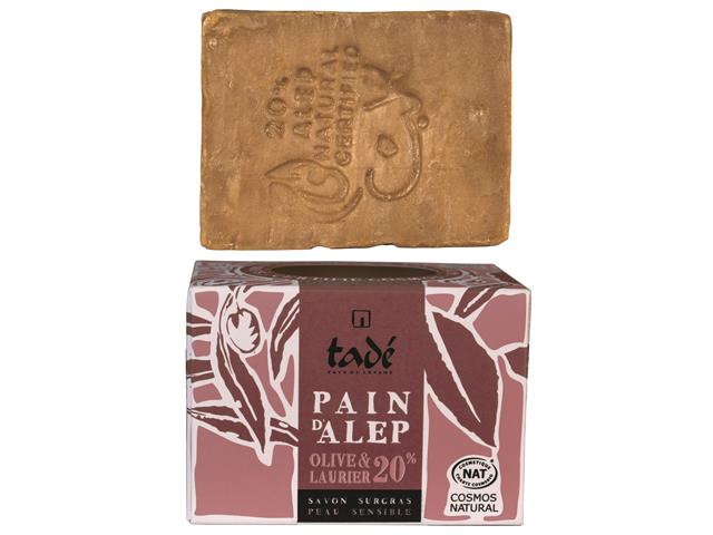 TADE Mydło Aleppo oliwkowo-laurowe 20% lauru COSMOS NATURAL interakcje ulotka mydło - 190 g