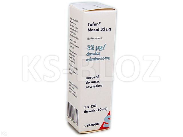 Tafen Nasal 32 mcg interakcje ulotka aerozol do nosa, zawiesina 0,032 mg/daw. 1 but.