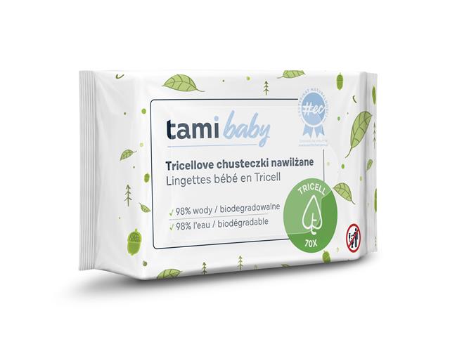 Tami Baby Tricellove Chusteczki nawilżane interakcje ulotka chusteczka - 70 szt.
