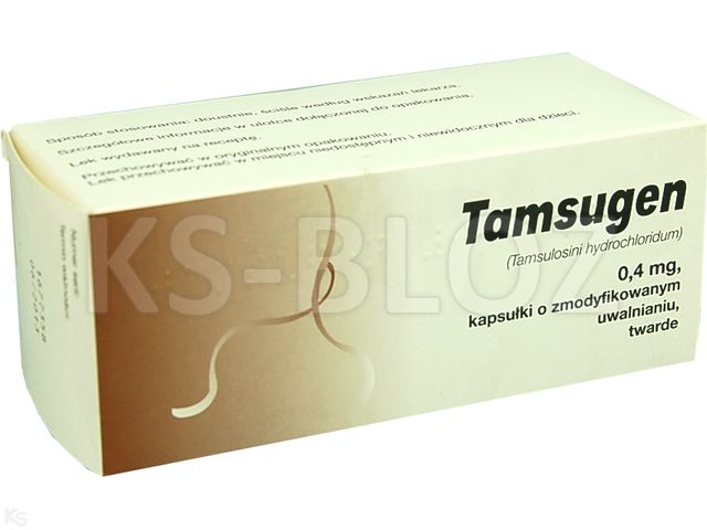 Tamsugen 0,4 mg interakcje ulotka kapsułki o zmodyfikowanym uwalnianiu twarde 400 mcg 60 kaps.