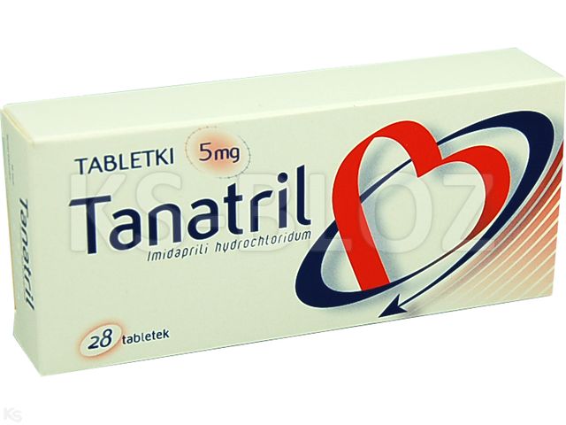 Tanatril interakcje ulotka tabletki 5 mg 28 tabl. (2 blist. po 14 tabl.)