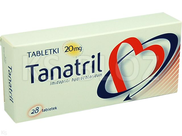 Tanatril interakcje ulotka tabletki 20 mg 28 tabl. (2 blist. po 14 tabl.)