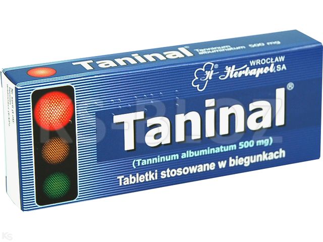 Taninal interakcje ulotka tabletki 500 mg 20 tabl.