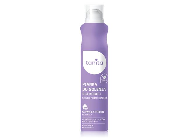 TANITA VEGE Pianka do golenia dla kobiet Śliwka & Melon interakcje ulotka pianka - 200 ml