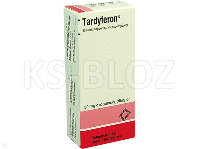 Tardyferon interakcje ulotka tabletki o przedłużonym uwalnianiu 80 mg 30 tabl. | blister