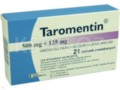 Taromentin interakcje ulotka tabletki powlekane 500mg+125mg 21 tabl.