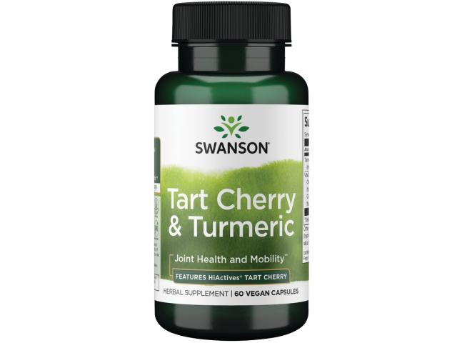 Tart Cherry & Turmeric - Features Hiactives Tart cherry interakcje ulotka kapsułki - 60 kaps.