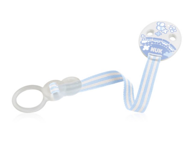 Tasiemka DUO do sm. uspok. NUK Baby Blue 750454 interakcje ulotka  - 1 szt.