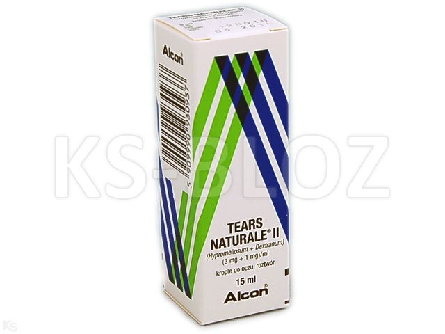 Tears Naturale II interakcje ulotka krople do oczu, roztwór (3mg+1mg)/ml 15 ml