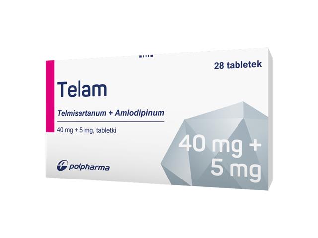 Telam interakcje ulotka tabletki 40mg+5mg 28 tabl.