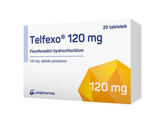 Telfexo 120 interakcje ulotka tabletki powlekane 120 mg 20 tabl. | (2 blist. po 10 tabl.)
