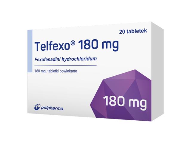 Telfexo 180 interakcje ulotka tabletki powlekane 180 mg 20 tabl. | (2 blist. po 10 tabl.)