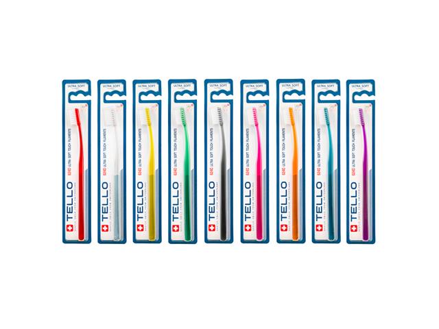 Tello Szczoteczka do mycia zębów ultra soft 6240 interakcje ulotka szczotka  1 szt.