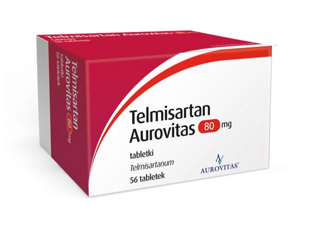 Telmisartan Aurovitas interakcje ulotka tabletki 80 mg 56 tabl.