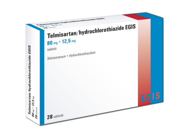 Telmisartan HCT Egis (Telmisartan/hydrochlorothiazide Egis) interakcje ulotka tabletki 80mg+12,5mg 28 tabl.