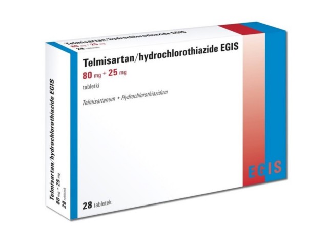 Telmisartan HCT Egis (Telmisartan/hydrochlorothiazide Egis) interakcje ulotka tabletki 80mg+25mg 