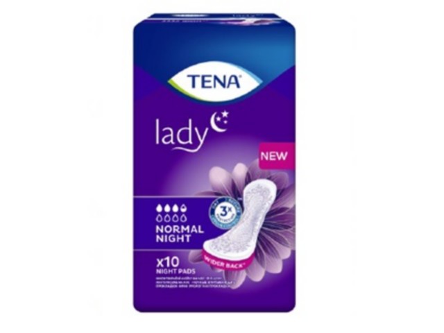 Tena Lady Pieluchy anatomiczne normal night interakcje ulotka   10 szt.