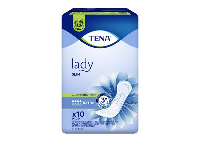 Tena Lady Slim Pieluchy anatomiczne extra OTC edition interakcje ulotka   10 szt.