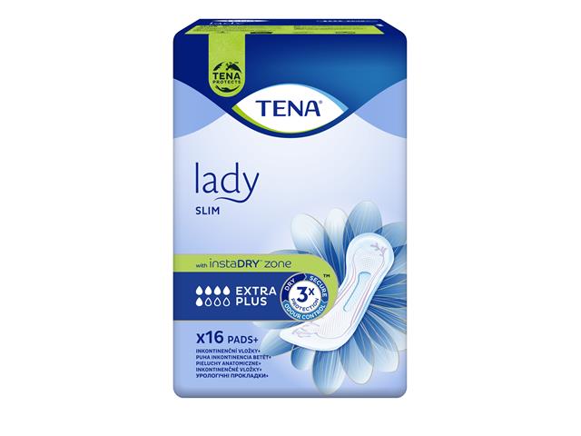 Tena Lady Slim Pieluchy anatomiczne extra plus interakcje ulotka pielucha anatomiczna  16 szt.