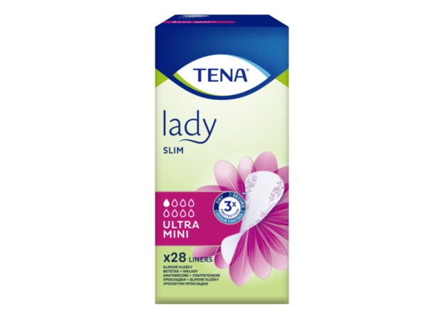 Tena Lady Slim Wkłady anatomiczne ultra mini interakcje ulotka wkładka anatomiczna  28 szt.