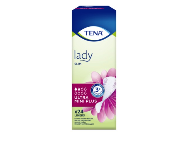 Tena Lady Slim Wkłady anatomiczne ultra mini plus interakcje ulotka   24 szt.