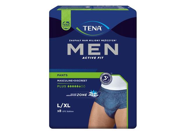 Tena Men Pants Majtki chłonne plus L/XL OTC edition interakcje ulotka   8 szt.