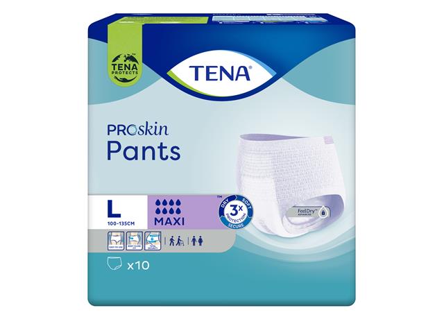 Tena Pants ProSkin Majtki chłonne maxi L interakcje ulotka   10 szt.