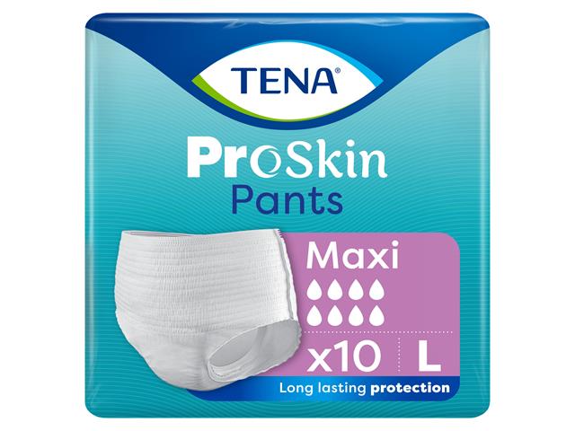 Tena Pants ProSkin Majtki chłonne maxi L interakcje ulotka majtki chłonne  10 szt.