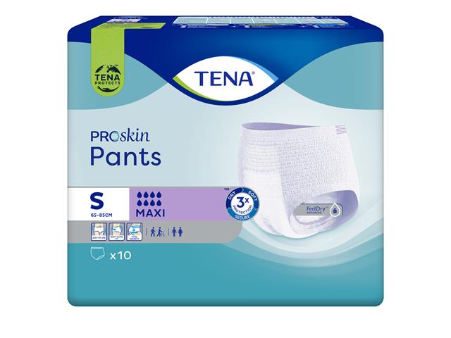 Tena Pants ProSkin Majtki chłonne maxi S interakcje ulotka majtki chłonne  10 szt.