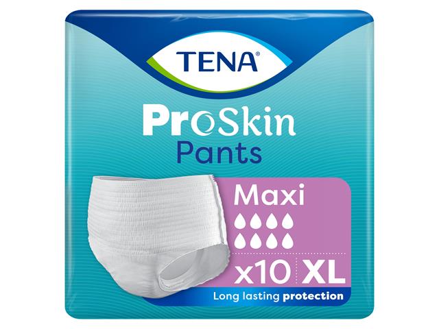 Tena Pants ProSkin Majtki chłonne maxi XL interakcje ulotka   10 szt.